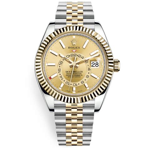 rolex sky dweller champagne dial jubilee|rolex sky dweller 42mm.